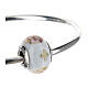 Charm Virgin with Child, Murano glass and 925 silver, for bracelets and necklaces s3