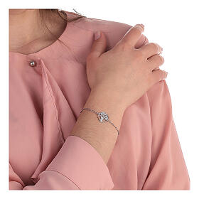 Bracciale Albero Vita argento 925 circonferenza 19 cm