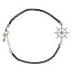 Men's bracelet 925 silver boat steering wheel Milano link 24.5 circumference s3