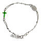 Bracelet chapelet Sainte Rita Vierge Miraculeuse argent 925 s3