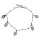 Bracciale argento 925 medagliette Madonna Miracolosa Santa Rita s3