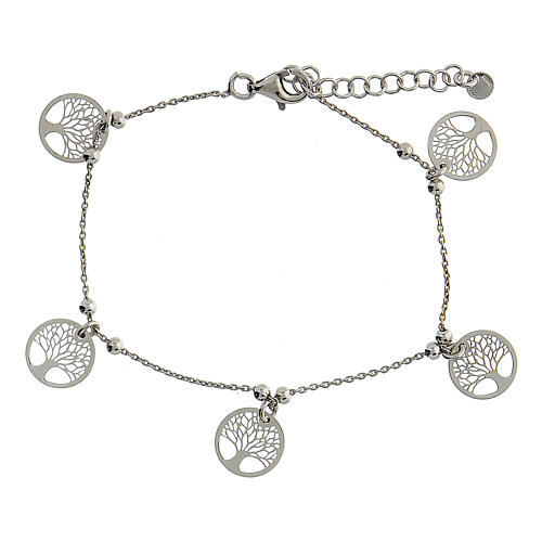 Armband aus 925er Silber mit Baum des Lebens 1