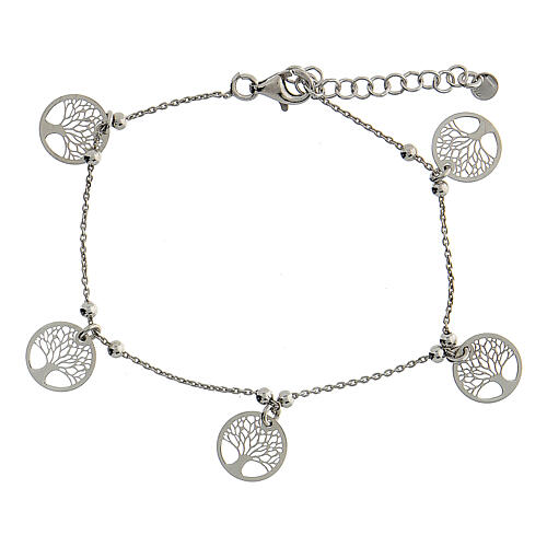 Tree of Life charm bracelet 925 silver 1