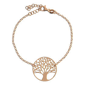 Rosé bracelet of 925 silver, Tree of Life
