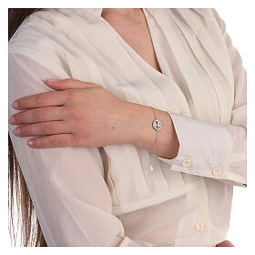 Bracciale argento 925 zirconi Albero della Vita 20 cm