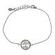 925 silver Tree of Life bracelet with zircons 20 cm s3