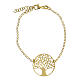 Bracelet of the Tree of Life, gold plated 925 silver, 19 cm s3