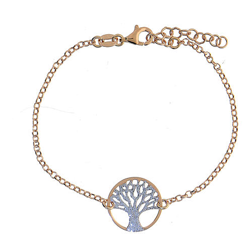 Golden Diamond-coated Tree of Life pendant bracelet 18 cm 1