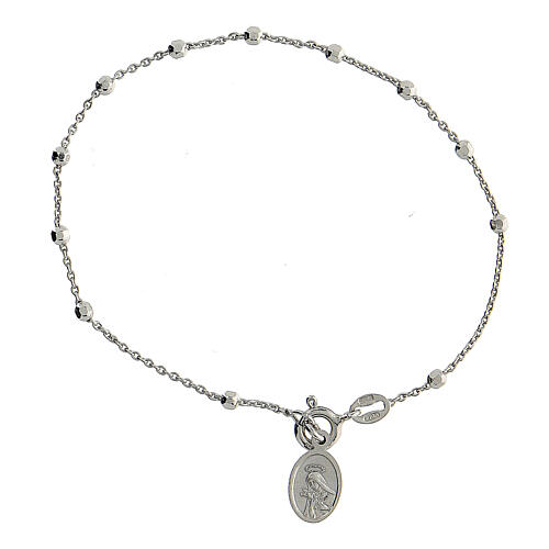 Miraculous Mary Saint Rita bracelet in 925 silver 3