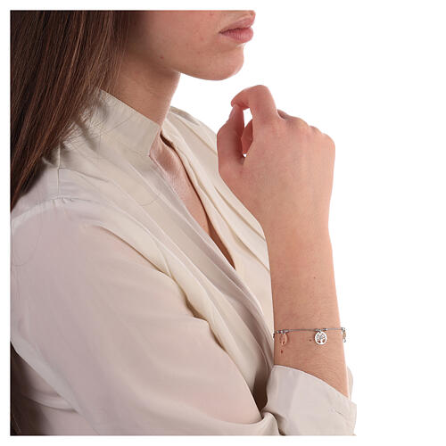 925 silver Tree of Life bracelet colored charms 4