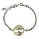 Bracelet of the Tree of Life, gold plated, white zircons, 925 silver, 20 cm s3
