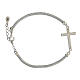 Pulseira prata 925 com cruz 20 cm s3