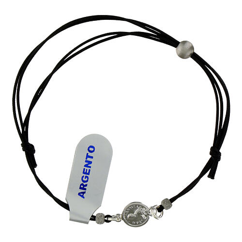 Kordel-Armband mit Silber 925 1