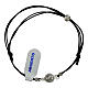 Bracciale cordino argento 925 s1