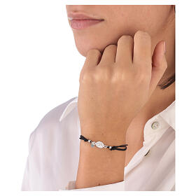 925 silver cord bracelet