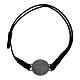 Bracciale cordino argento 800 rodiato tau s3