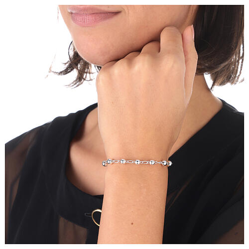 Bracciale Tennis Donna Argento 925 Con Croce - Gioiello Marlion Jewels Elegante E Ipoallergenico, Regalo Perfetto Per Mamma E Amiche