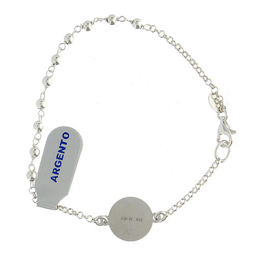 Bracciale argento 925 fine croce Malta 3