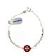 Pulsera plata 925 cruz Malta s1