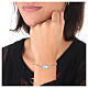 Bracciale argento 925 ex voto cuore e fiamme s2