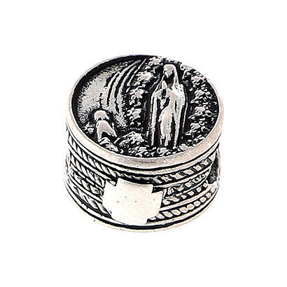 Charm przesuwany 1 cm Lourdes, srebro 925 4
