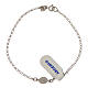 Pulsera plata 925 Virgen de Lourdes s1