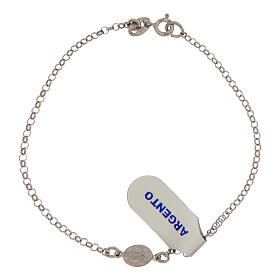 Bracciale argento 925 Madonna di Lourdes