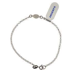 Bracciale argento 925 Madonna di Lourdes