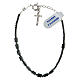 Bracciale ematite e argento 925 5 mm s2