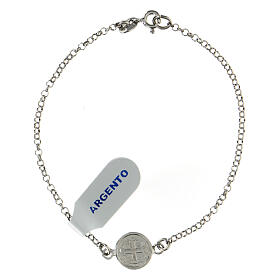 Saint Benedict's bracelet, 925 silver