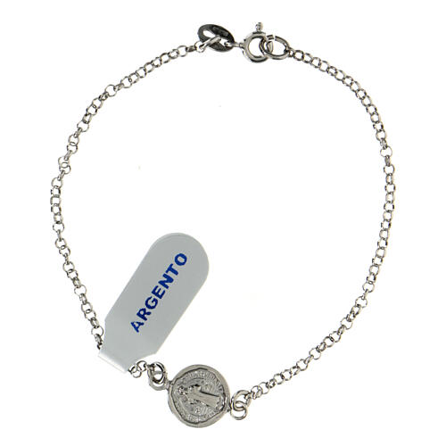 Saint Benedict's bracelet, 925 silver 1
