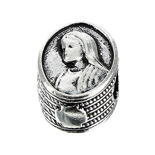 Charm Merciful Jesus passerby bead in 925 silver 3