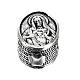 Our Lady of Mount Carmel scapular bead charm in 925 silver s1