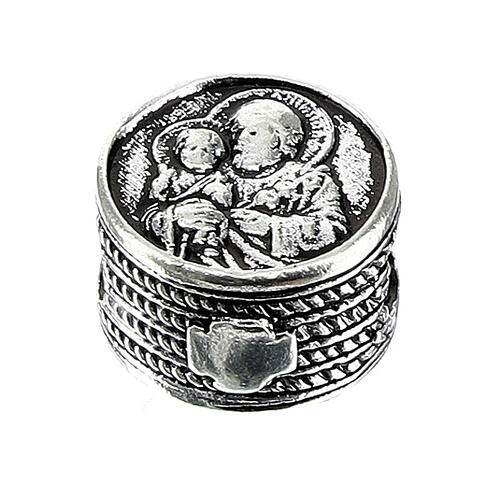 Bracelet charm of 925 silver with the Holy Family 1