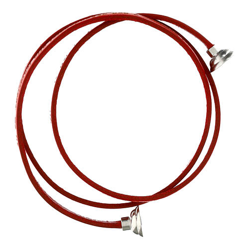 Bracciale Amen Padre Nostro Italiano Rosso 2
