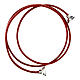 Bracciale Amen Padre Nostro Italiano Rosso s2