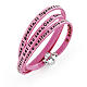 Amen Bracelet in pink leather Hail Mary ITA s1