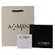 Amen Bracelet in purple leather Our Father LAT s3