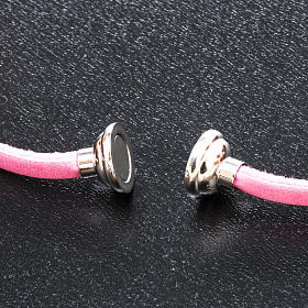 Pulsera Amén Padre Nuestro Rosado, Español