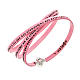 Pulseira AMEN Pai Nosso cor-de-rosa ESP s1