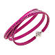 Bracciale Amen Padre Nostro spagnolo fucsia s1