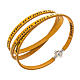 Amen Bracelet in yellow leather Hail Mary SPA s1