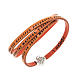 Amen Bracelet in orange leather Hail Mary SPA s1