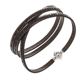 Bracciale Uomo In Acciaio Con Preghiera E Croce – Regalo Religioso Cristiano – Flongo