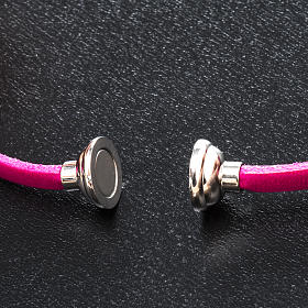 Bracciale Amen Padre Nostro inglese fucsia