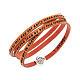 Bracciale Amen Padre Nostro inglese arancio s1