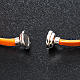 Bracciale Amen Padre Nostro inglese arancio s2