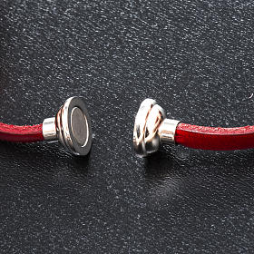 Bracciale Amen Padre Nostro francese rosso