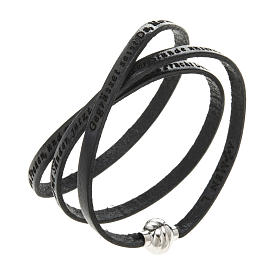Bracciale Amen Ave Maria tedesco nero