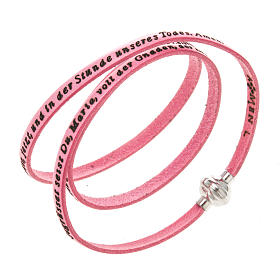 Bracciale Amen Ave Maria tedesco rosa